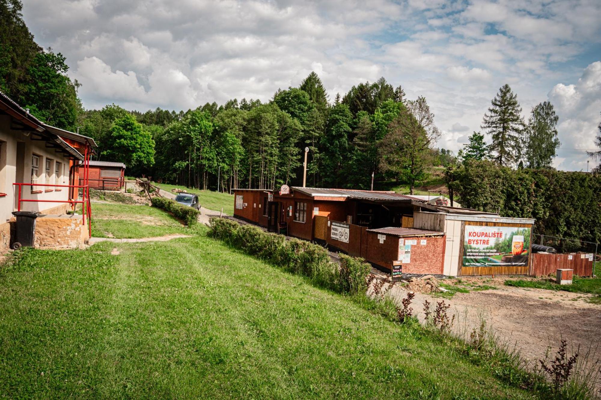 Chatka Agawa V Arealu Koupaliste Bystre V Orlickych Horach Buitenkant foto